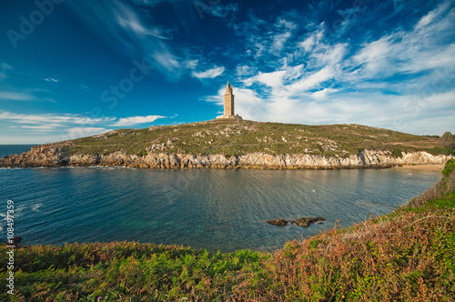 The famous Torre de Hercule...