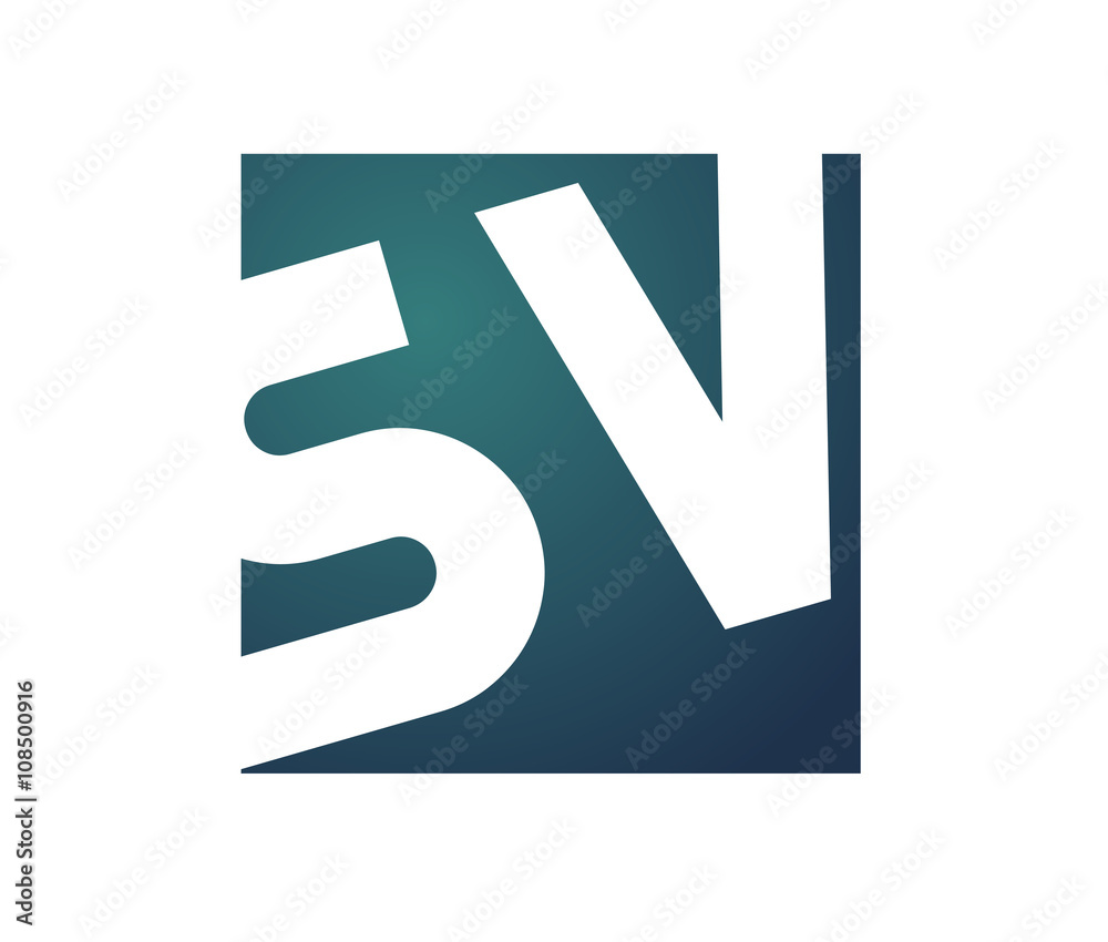 SV Initial Logo for your startup venture SV Initial Logo for your startup venture