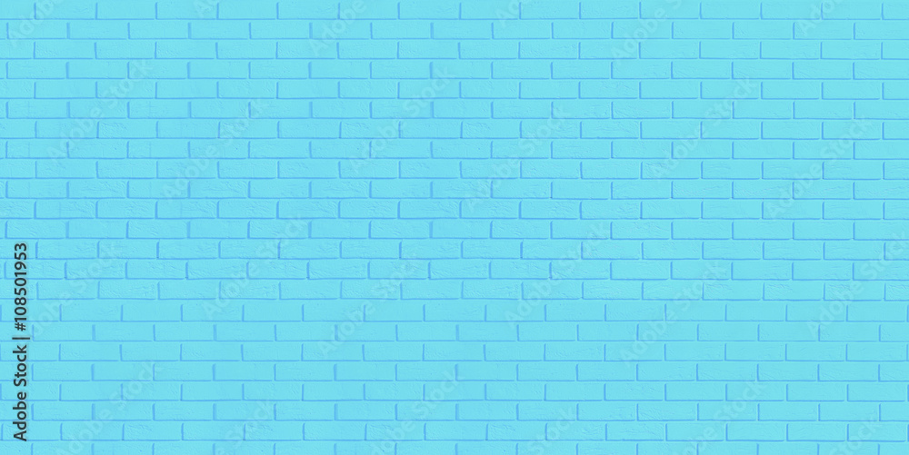 Blue brick wall background Blue brick wall background