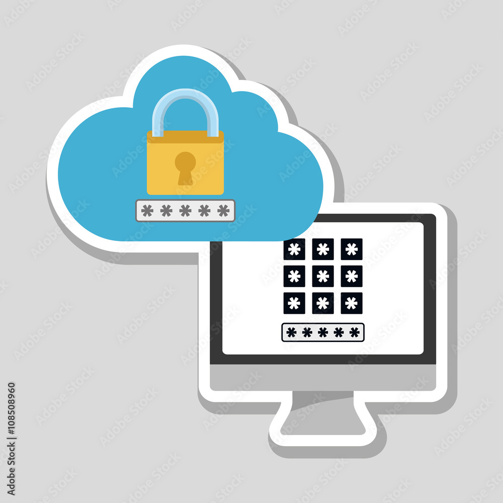 Security system  vector design