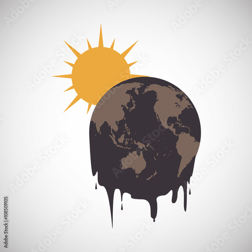 Graphic design of pollution