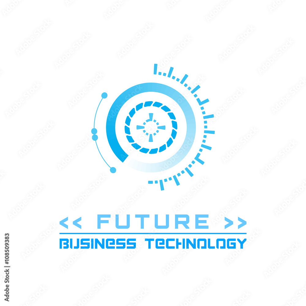 Obraz premium future element icons, business logo, vector technology
