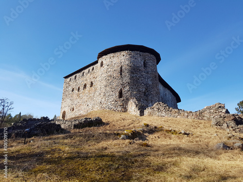 Ruins of castle raasepori photo