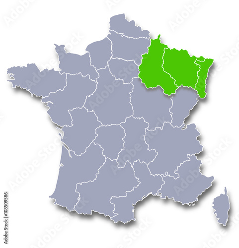 alsace champagne ardenne lorraine région de france