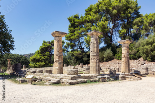 Olympia archaeological site in Greece