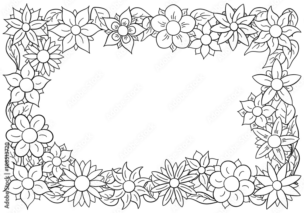 flower border