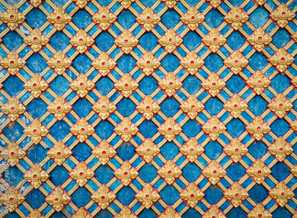 Thai pattern background for decoration Thai pattern background for decoration