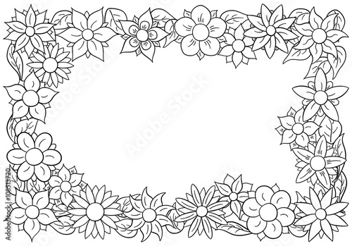 flower border