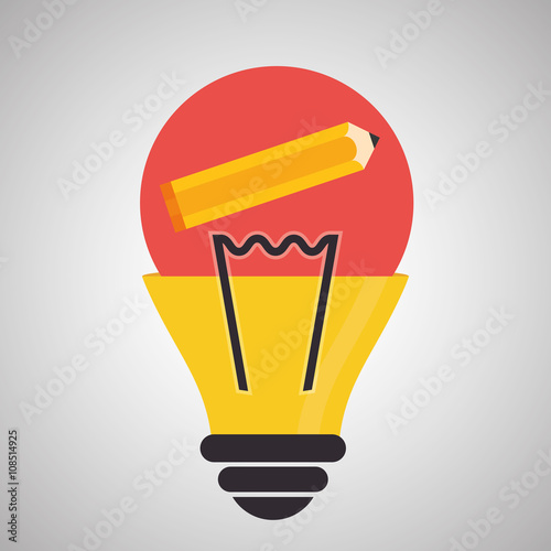 Flat illustration about back to school design