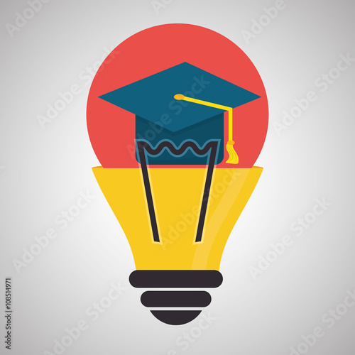 Flat illustration about back to school design