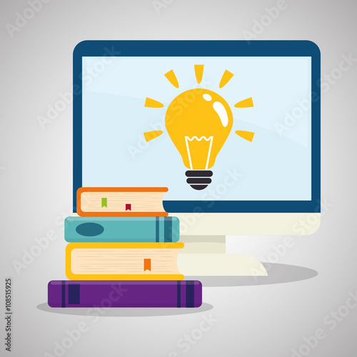 Flat illustration about back to school design