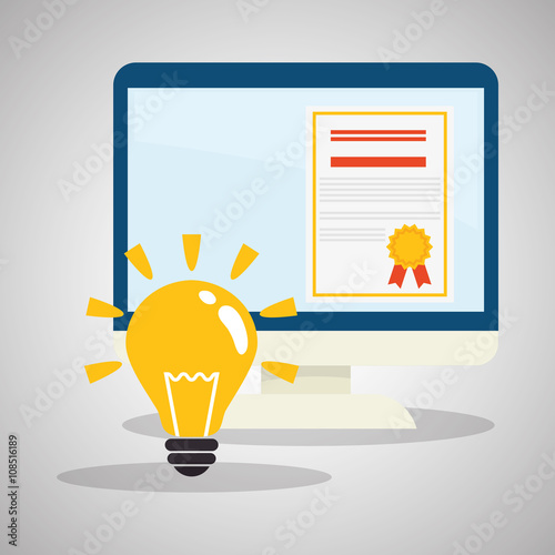 Flat illustration about back to school design