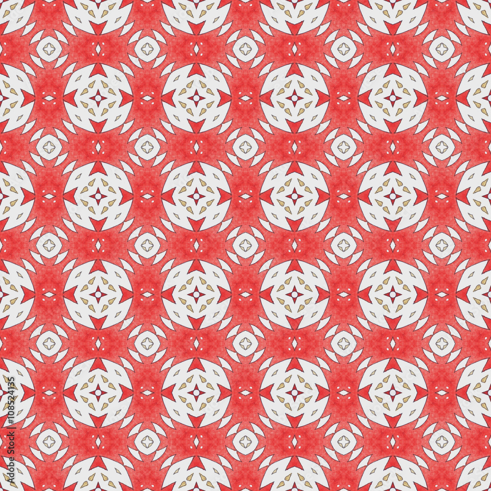 Painted seamless repeat tiling geometric pattern background Painted seamless repeat tiling geometric pattern background