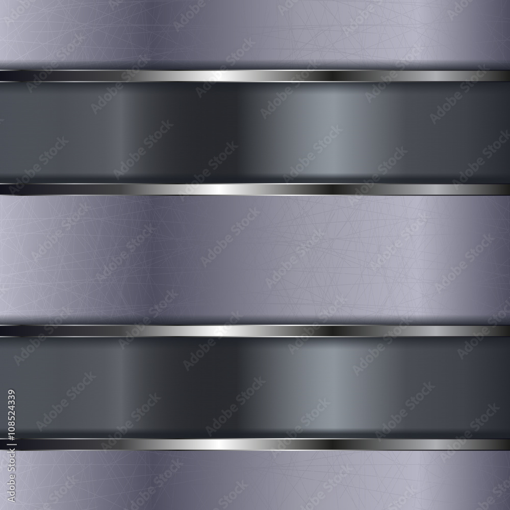 Metal scratched background with dark stripes Metal scratched background with dark stripes