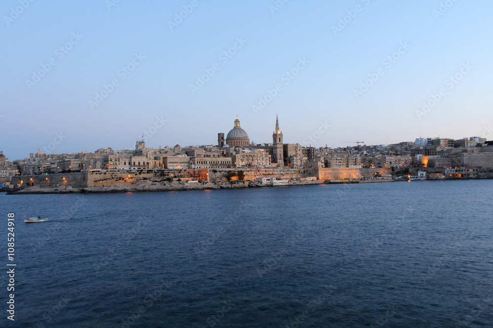 Valletta, Panoramic View, Capital City, Republic of Malta
