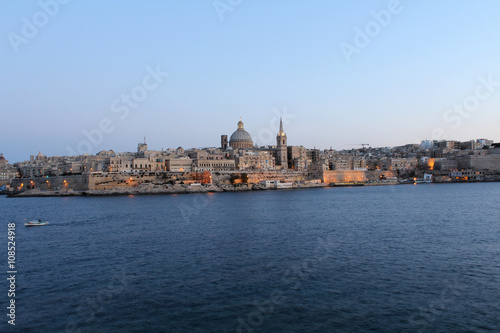 Valletta, Panoramic View, Capital City, Republic of Malta 