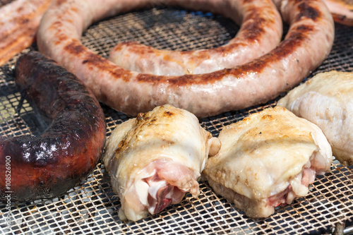 Barbecue Party in spring