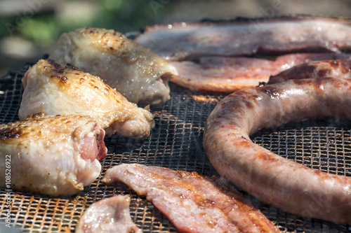 Barbecue Party in spring