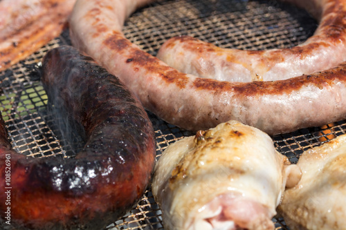 Barbecue Party in spring