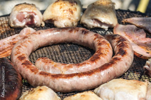 Barbecue Party in spring