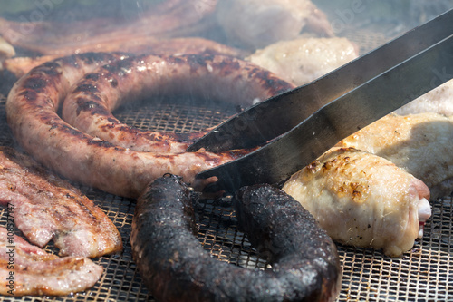 Barbecue Party in spring