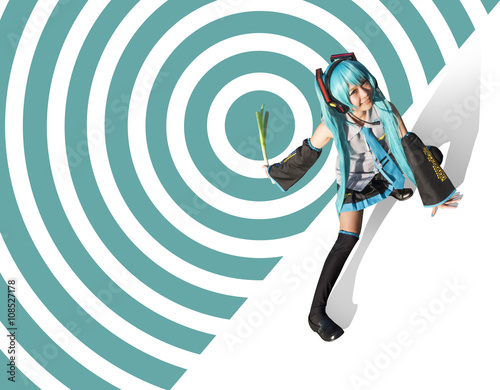 Miku Hatsune cosplay