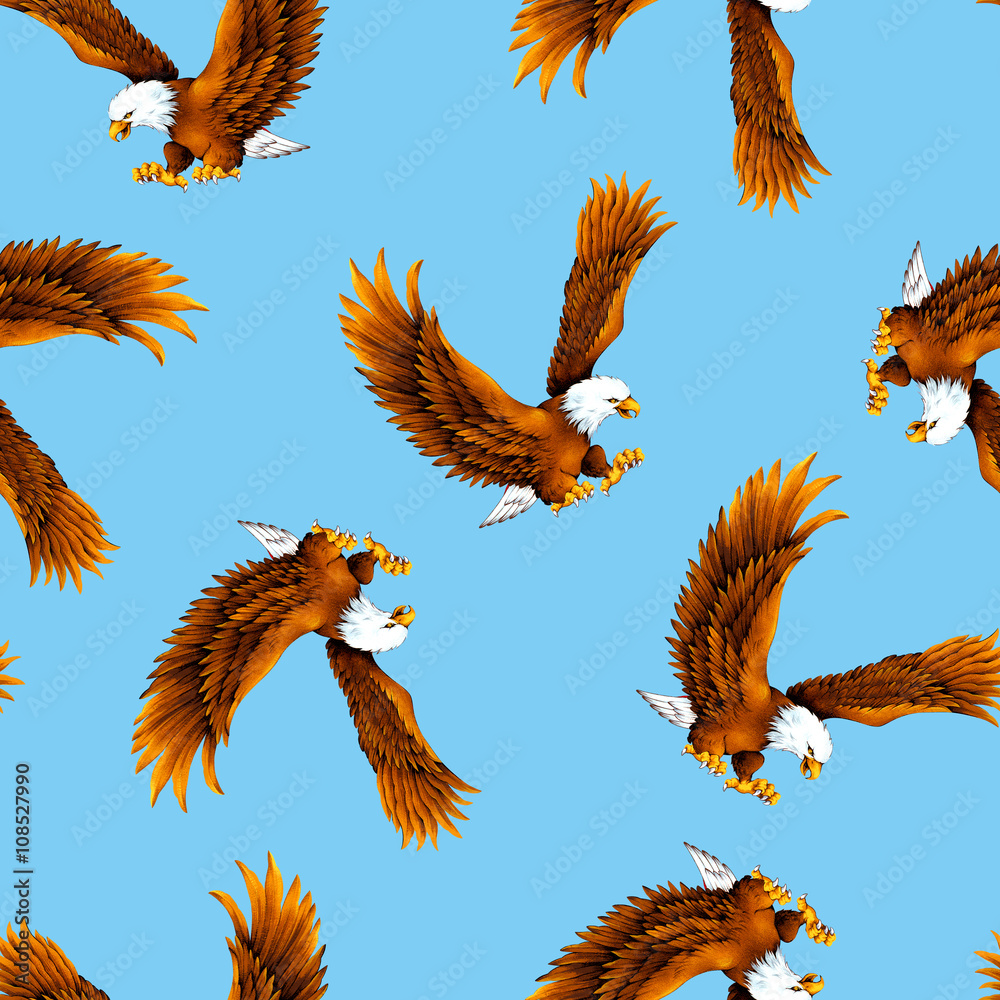 鷲 パターン Stock イラスト Adobe Stock
