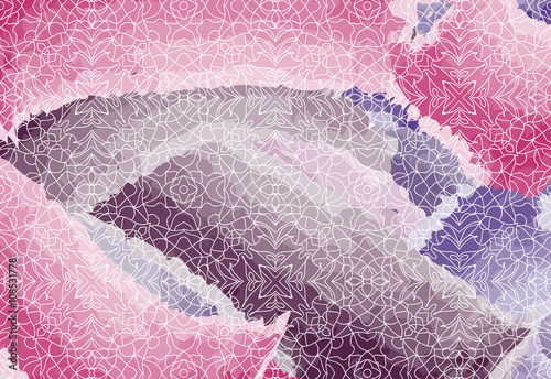 Watercolor pattern, abstract vector background, EPS 10, lace decoration