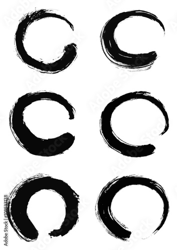 dry brush zen enso