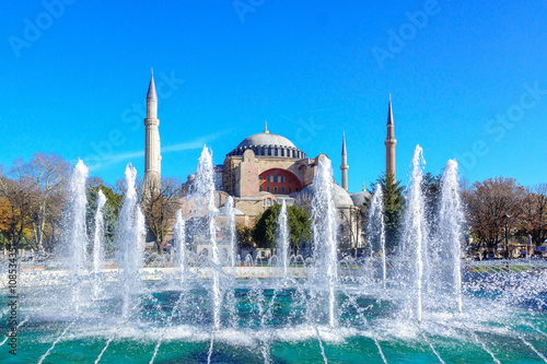 Fountain near Hagia Sofia at Istanbul, Turkey