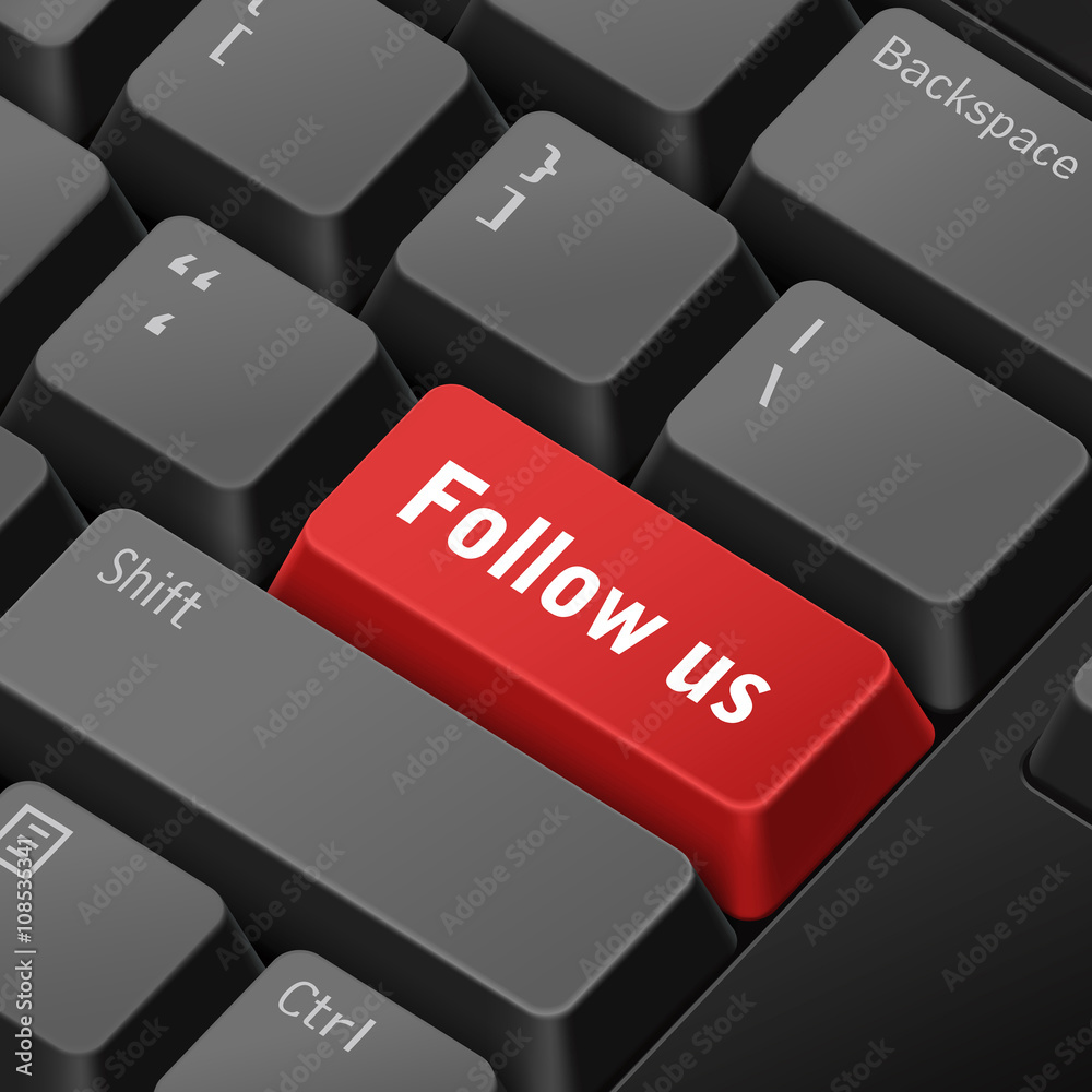social media concept with 3d computer keyboard social media concept with 3d computer keyboard