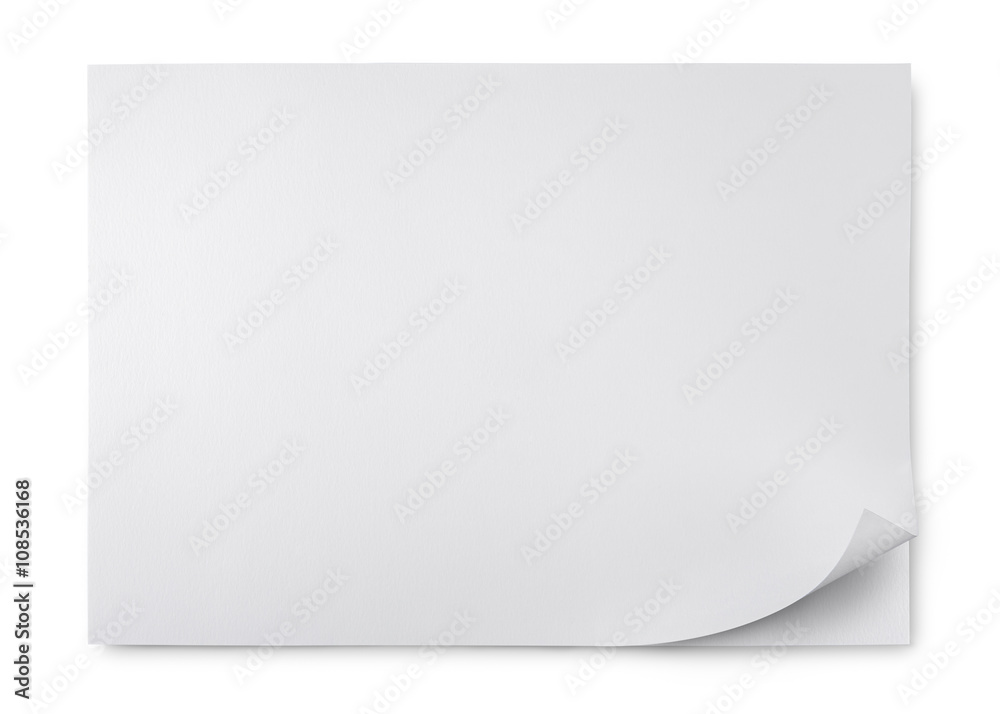 Blank sheet of two paper Blank sheet of two paper