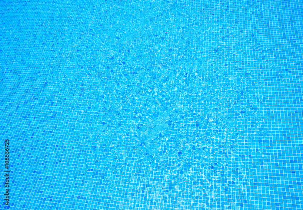 beautiful cool water in swimming pool
