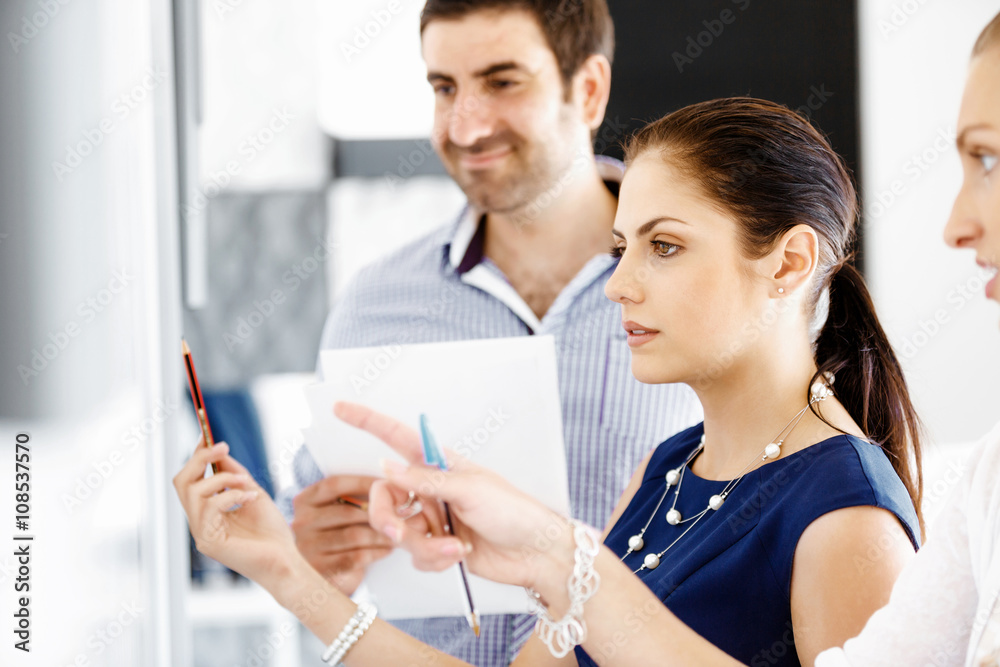 Business people in modern office Business people in modern office