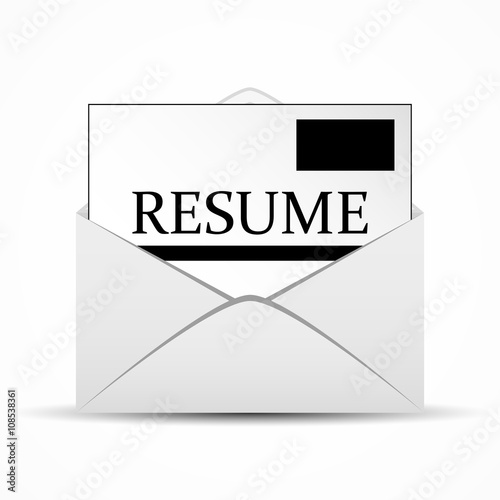 Resume in an envelope