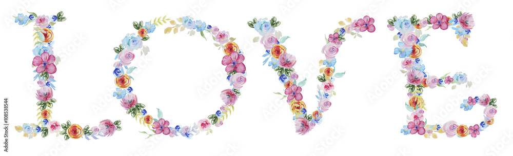 Hand lettering Love Hand lettering Love