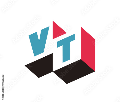 Free Download VT Initial Logo for your startup venture - GFXLoad
