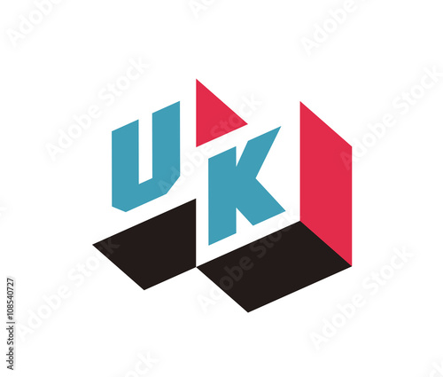 Free Download UK Initial Logo for your startup venture - GFXLoad