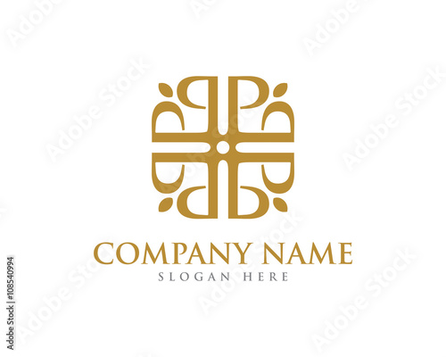 Abstract elegance P Letter Logo Icon 2