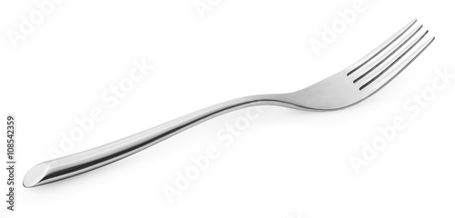 fork isolated on white background with clipping path