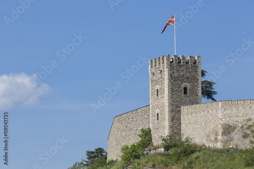 Kale Fortress is a historic fortress located in the old town on April, 16, 2016, Skopje, Macedonia.