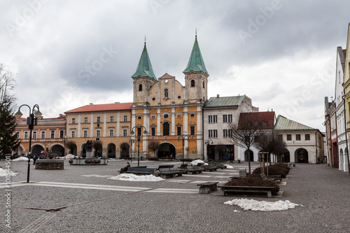 Main square in the city centre of Zilina on February 27, 2015 © oscity