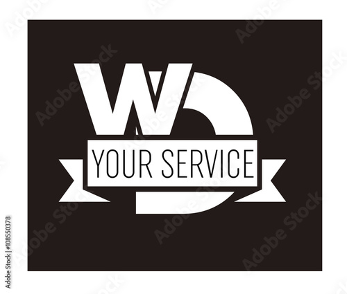 WD Initial Logo for your startup venture