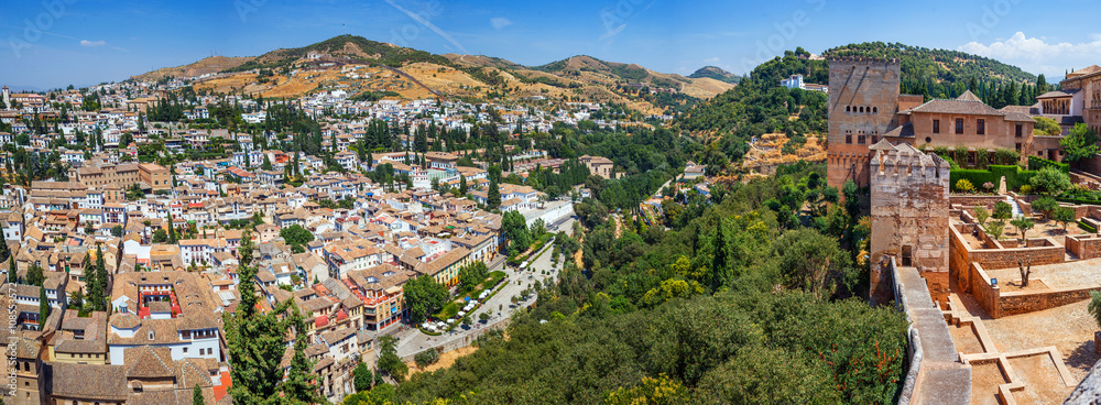 Top view of  Granada.