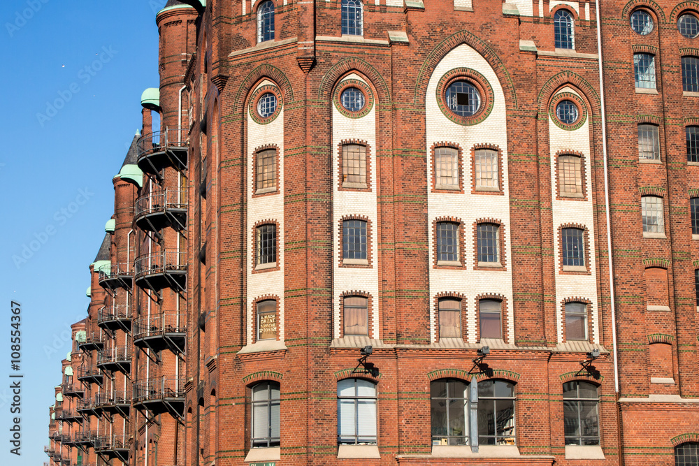 Fassade Block V Speicherstadt Hamburg Fassade Block V Speicherstadt Hamburg