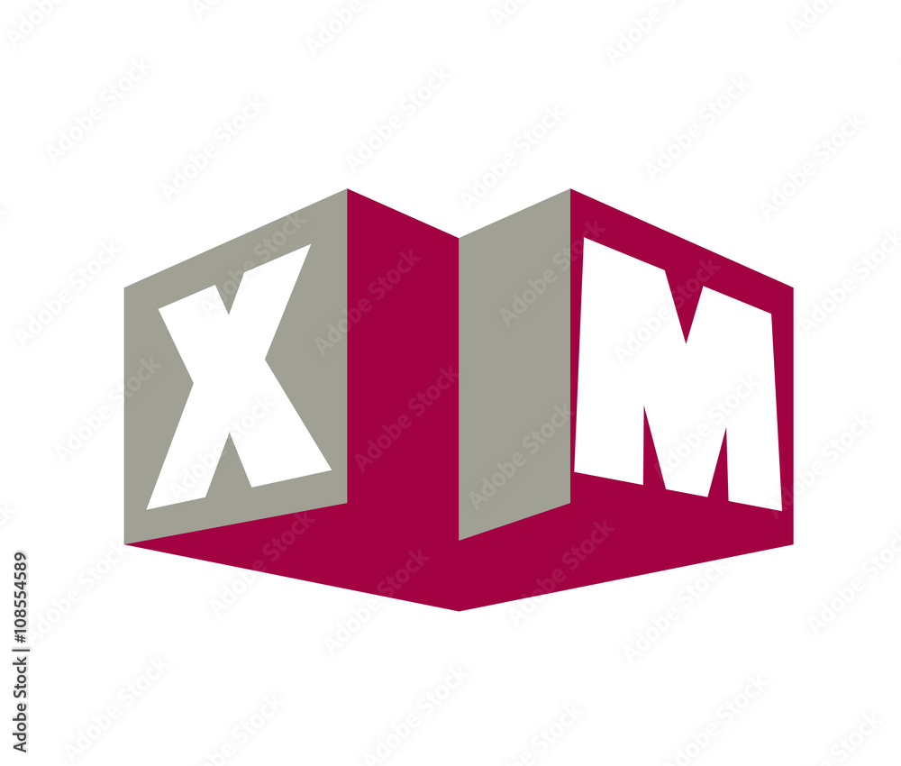 XM Initial Logo for your startup venture XM Initial Logo for your startup venture