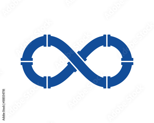 Infinity Pipe Plumbing Logo
