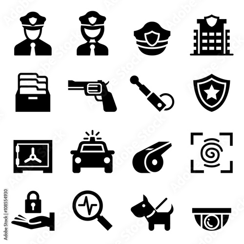 Photo Police & Security guard icon