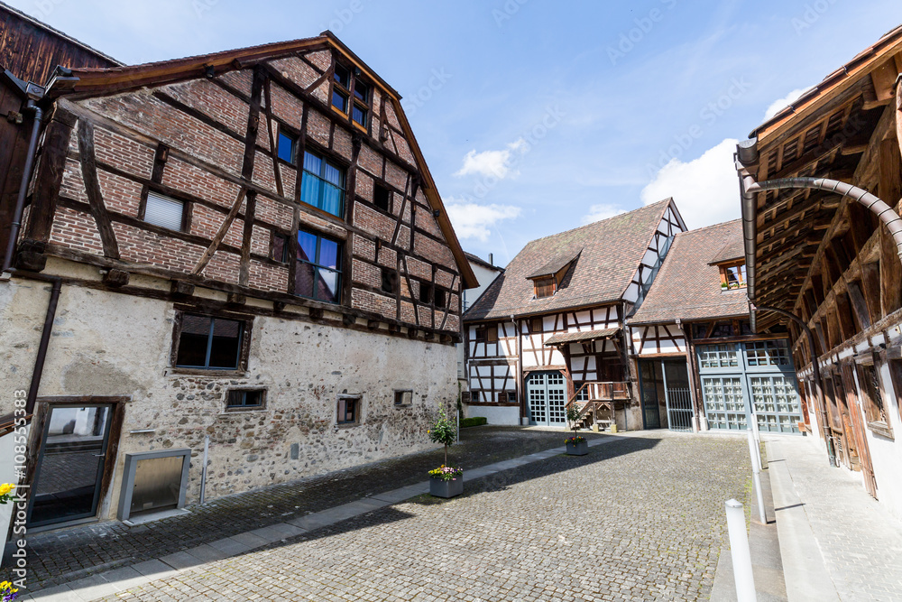 Various houses in the old town of Stein am Rhein