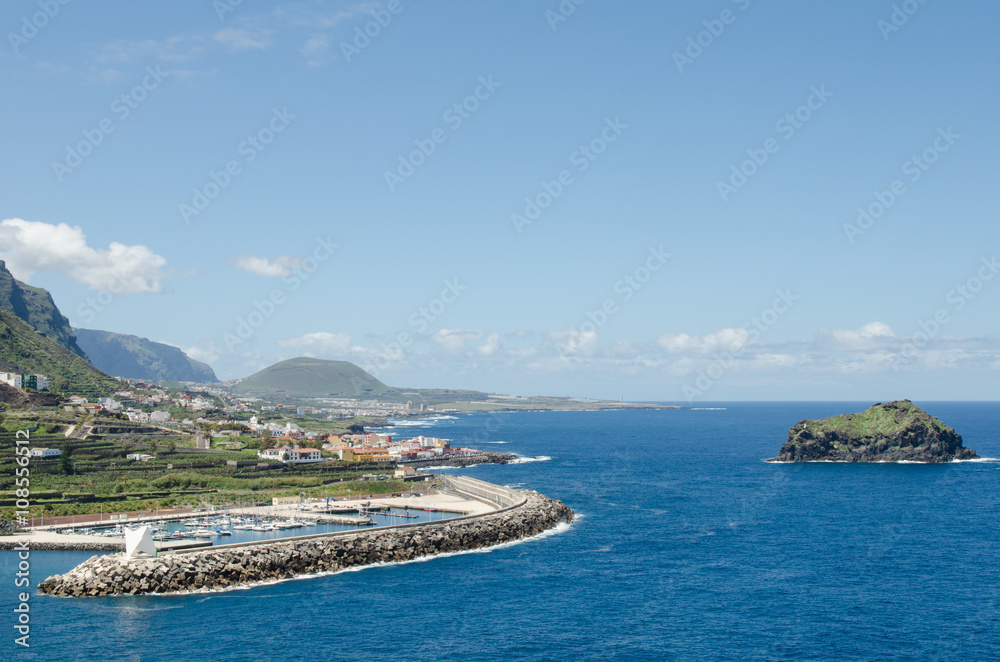View of Garachico, Tenerife, Canary islands, Spain.